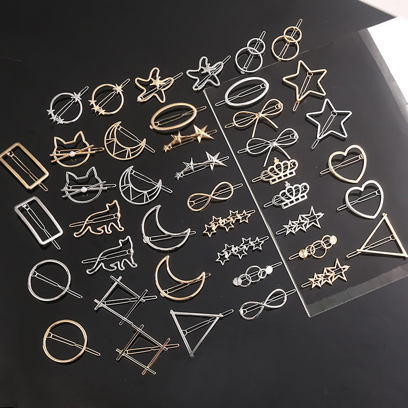 Wholesale Alloy Triangle Shaped Hair Clips